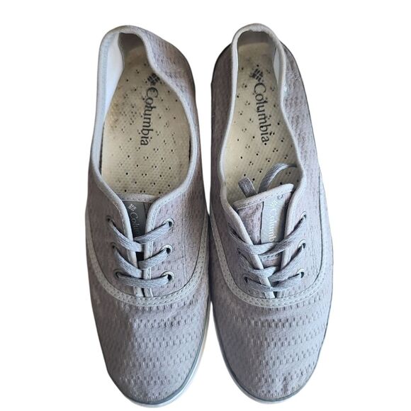 Columbia Womens Vulc N Vent Lace Up Sneaker Shoes Non Marking Boat Shoes Sz 10 - Picture 3 of 11